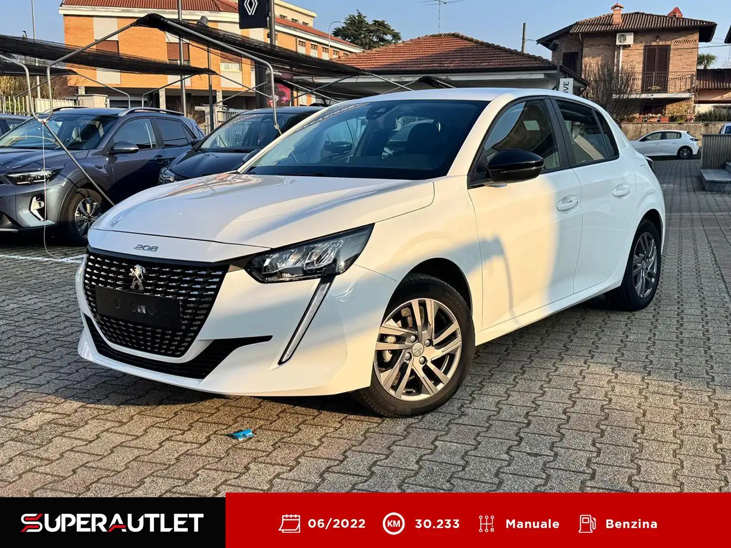 Peugeot 208 1.2 puretech Active Pack s&s 75cv 5 Porte 1.2 Pur Wit - 1