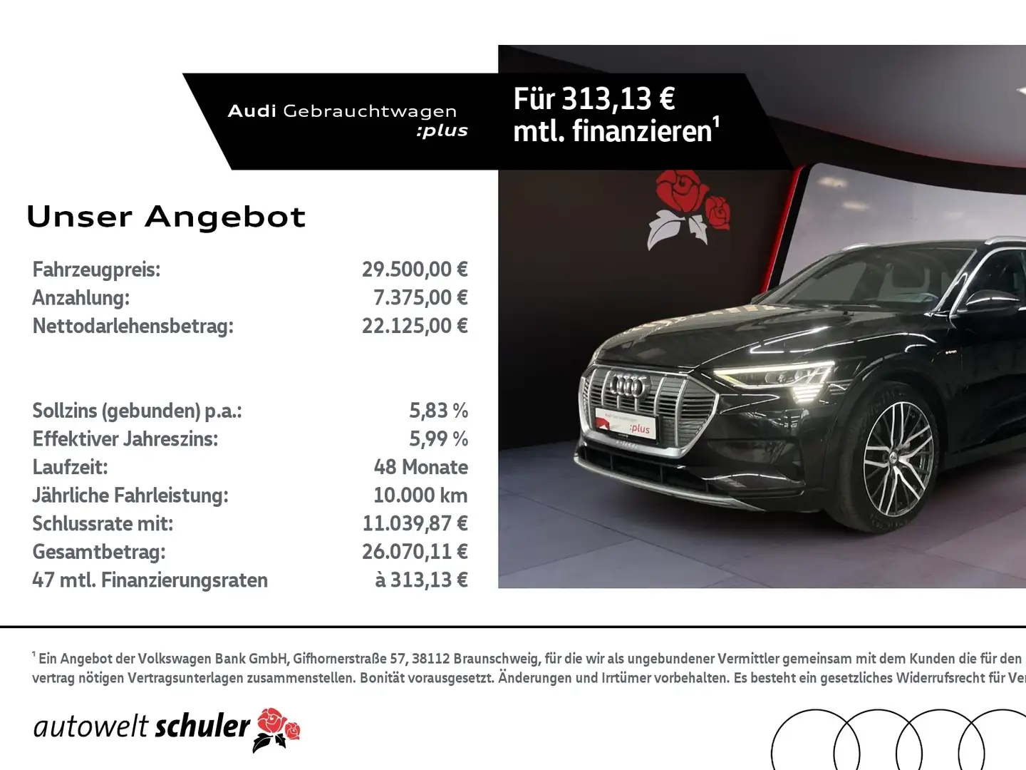 Audi e-tron 55 quattro advanced AHK HUD RFK Navi ACC Noir - 1