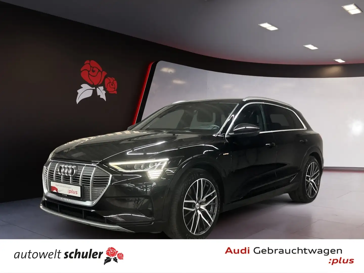 Audi e-tron 55 quattro advanced AHK HUD RFK Navi ACC Schwarz - 1