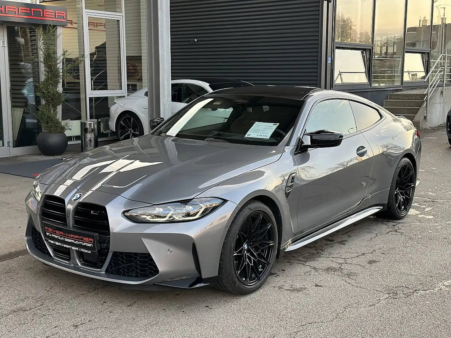 BMW M4 Competition M xDrive Aut. M-Carbon Schalensitza... Gris - 1