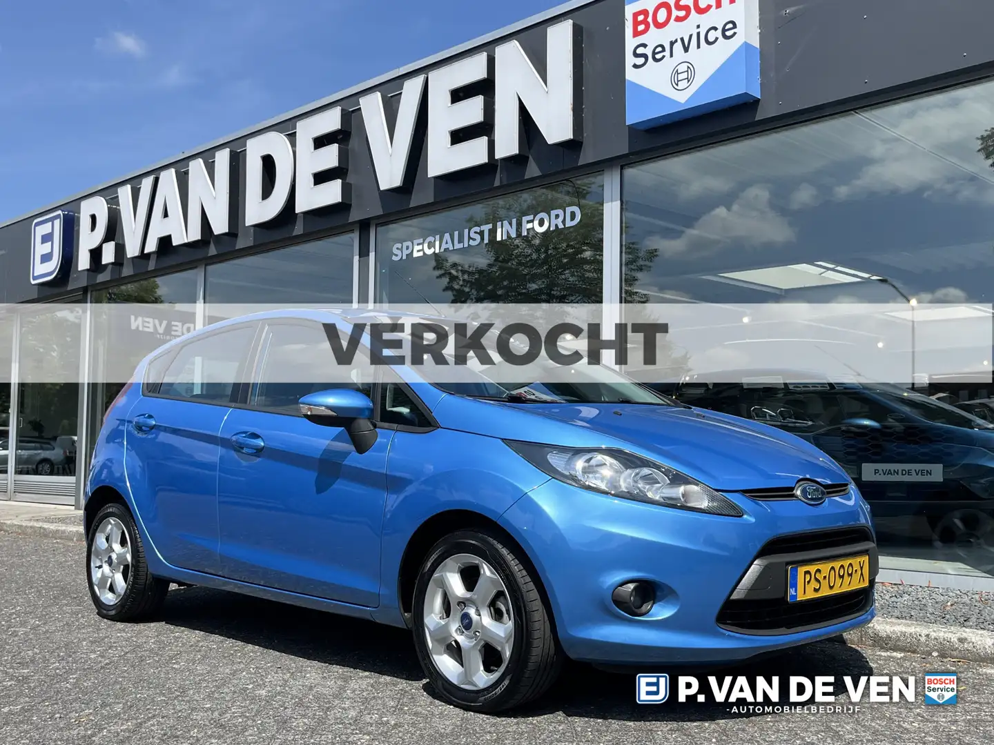 Ford Fiesta 1.25 Trend 5drs 82pk Blauw - 1