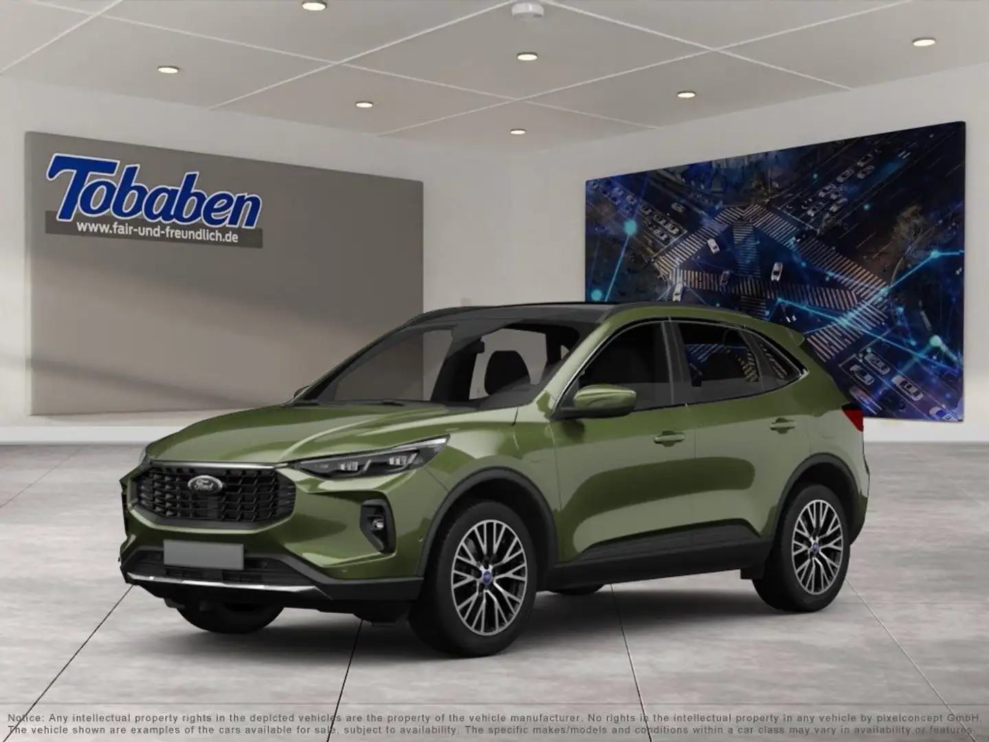 Ford Kuga Active X + Winter Paket + PDC + Navi Grün - 1