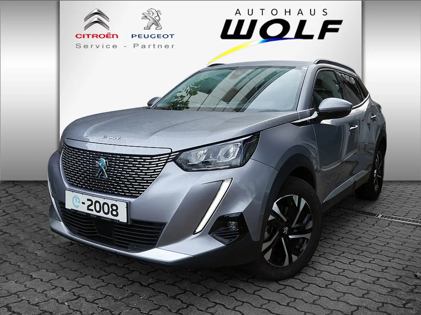 Peugeot e-2008 Allure Pack 136 SHZ KAMERA NAVI LED Grau - 1