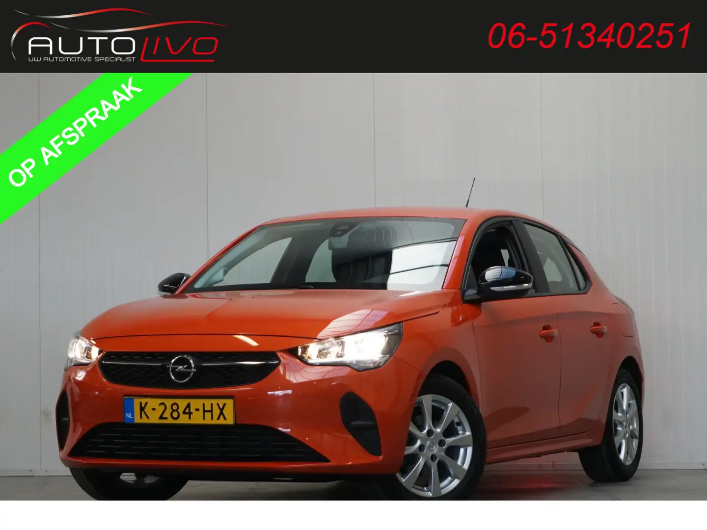 Opel Corsa 1.2 Edition 8400 KM!! NAVI LMV CAMERA APPLE AIRCO Orange - 1