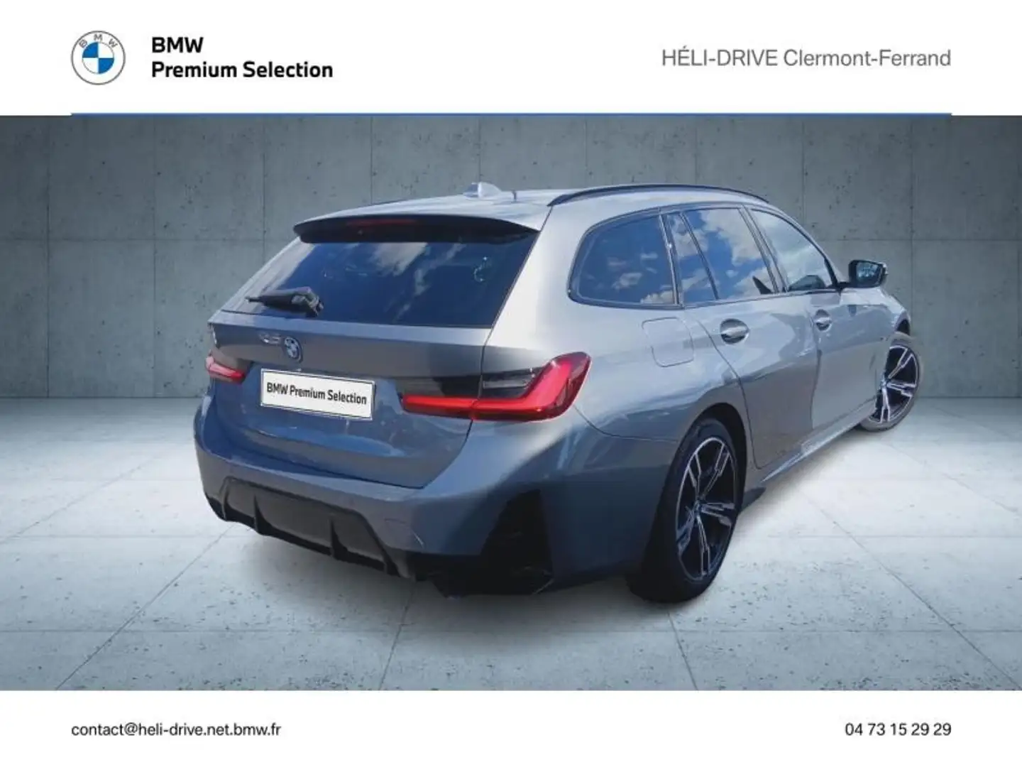 BMW 330 330eA xDrive 292ch M Sport Gris - 2