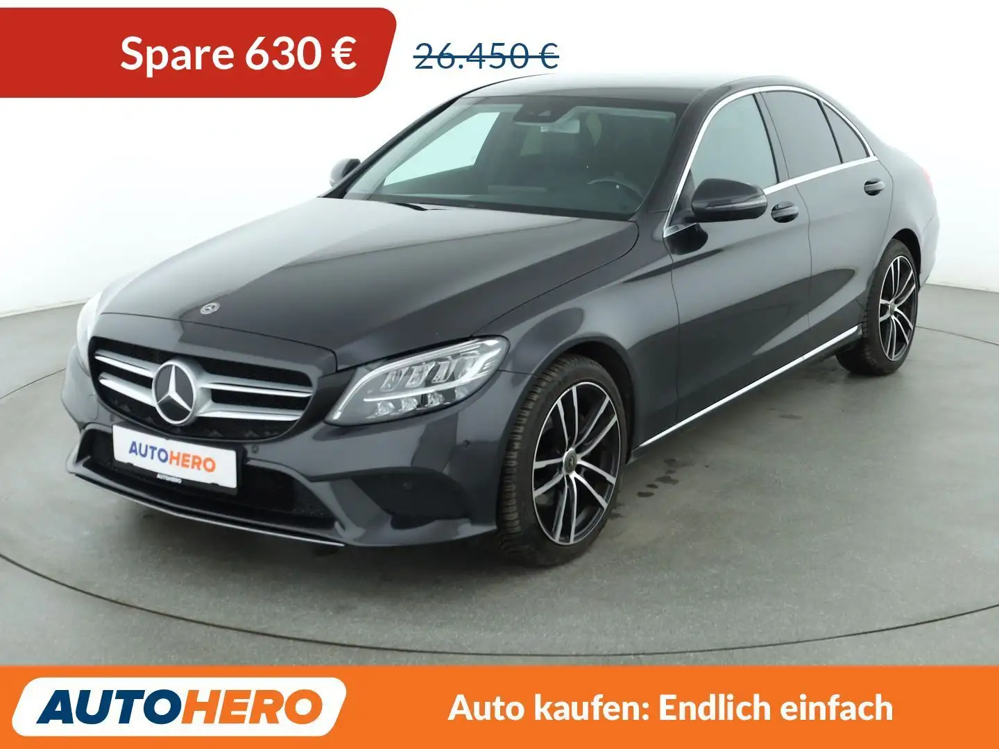 Mercedes-Benz C 200 d Avantgarde Aut.*NAVI*CAM*SHZ*TEMPO* Gris - 1