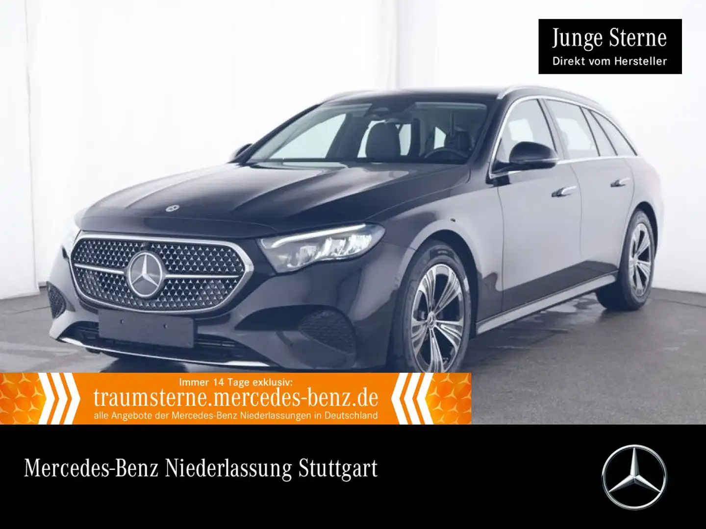Mercedes-Benz E 220 d T Avantgarde Burmester Distr. LED AHK PTS Schwarz - 1