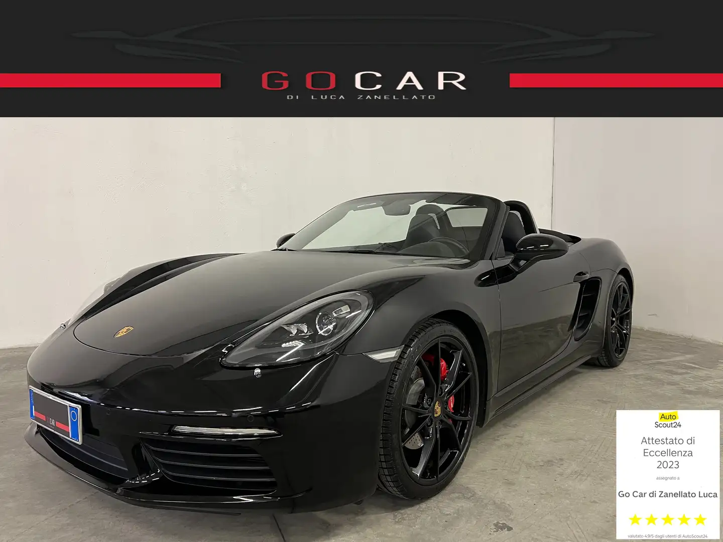 Porsche Boxster 718 2.5 S 350cv Pdk Chrono Pasm Ufficiale Italiana Nero - 1