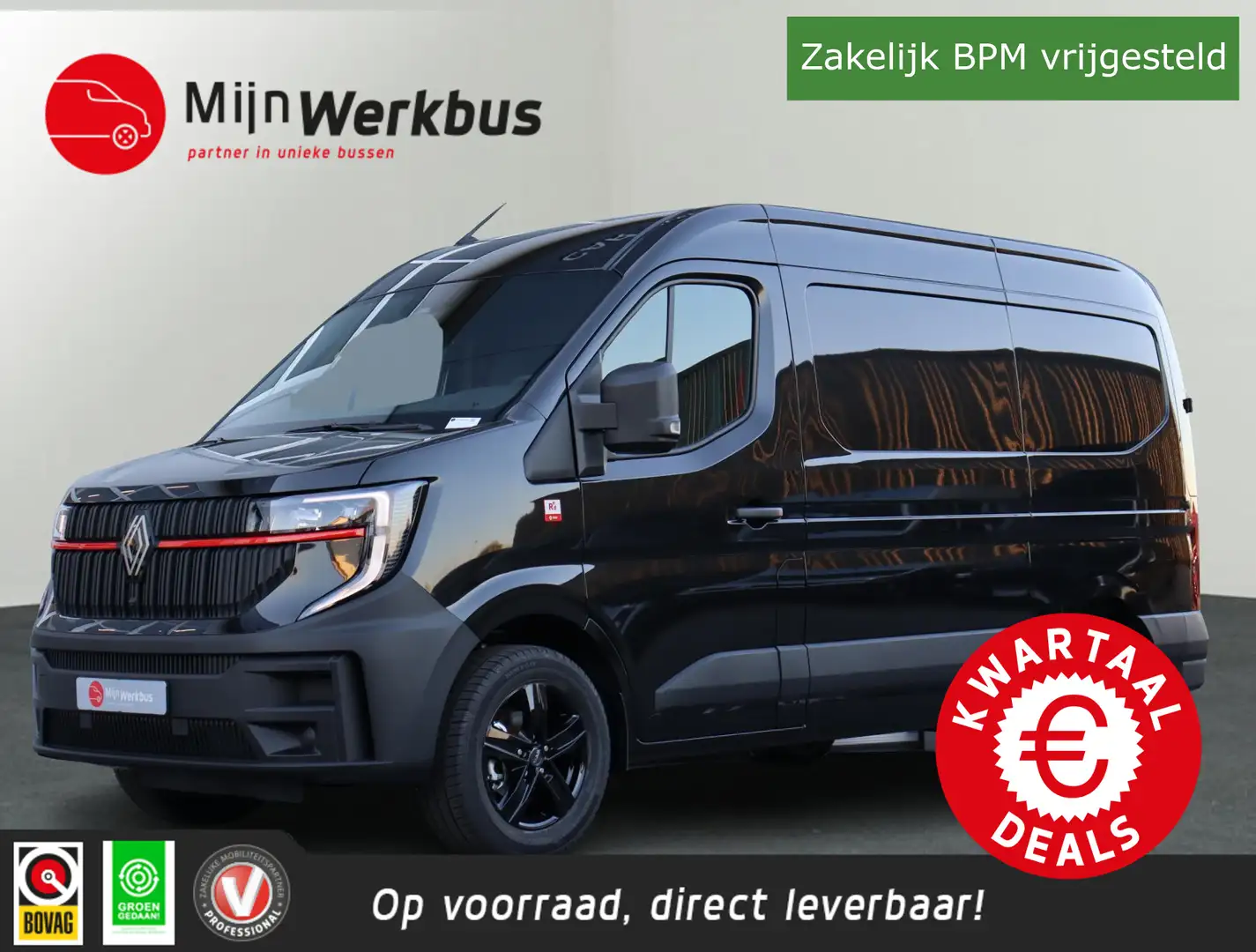 Renault Master T35 2.0 dCi 150 L2H2 Advance RED Edition {NIEUW MO Zwart - 1