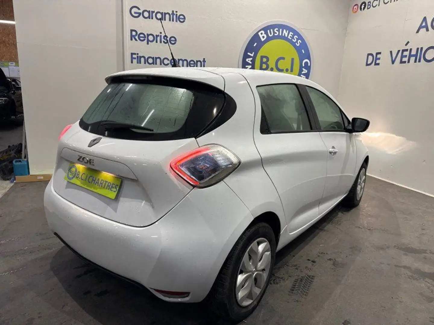 Renault ZOE LIFE CHARGE NORMALE R90 MY19 LOCATION BATTERIE Blanc - 2