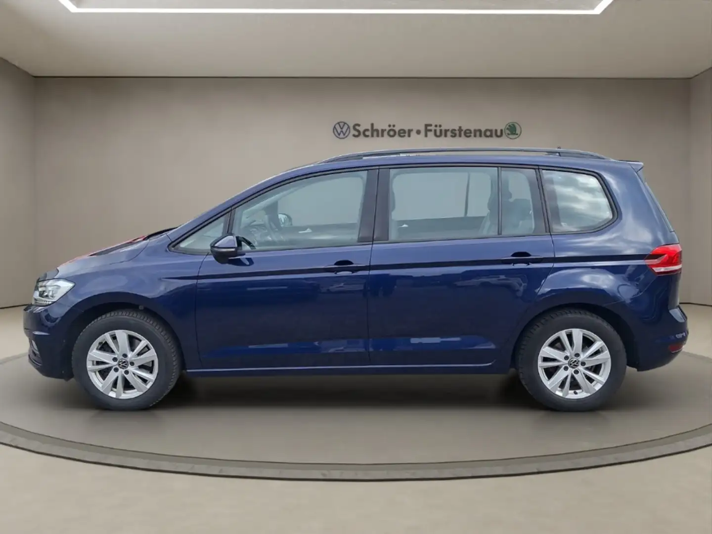 Volkswagen Touran Comfortline 2.0 TDI DSG (7-Sitzer/LED/AHK) Blau - 2