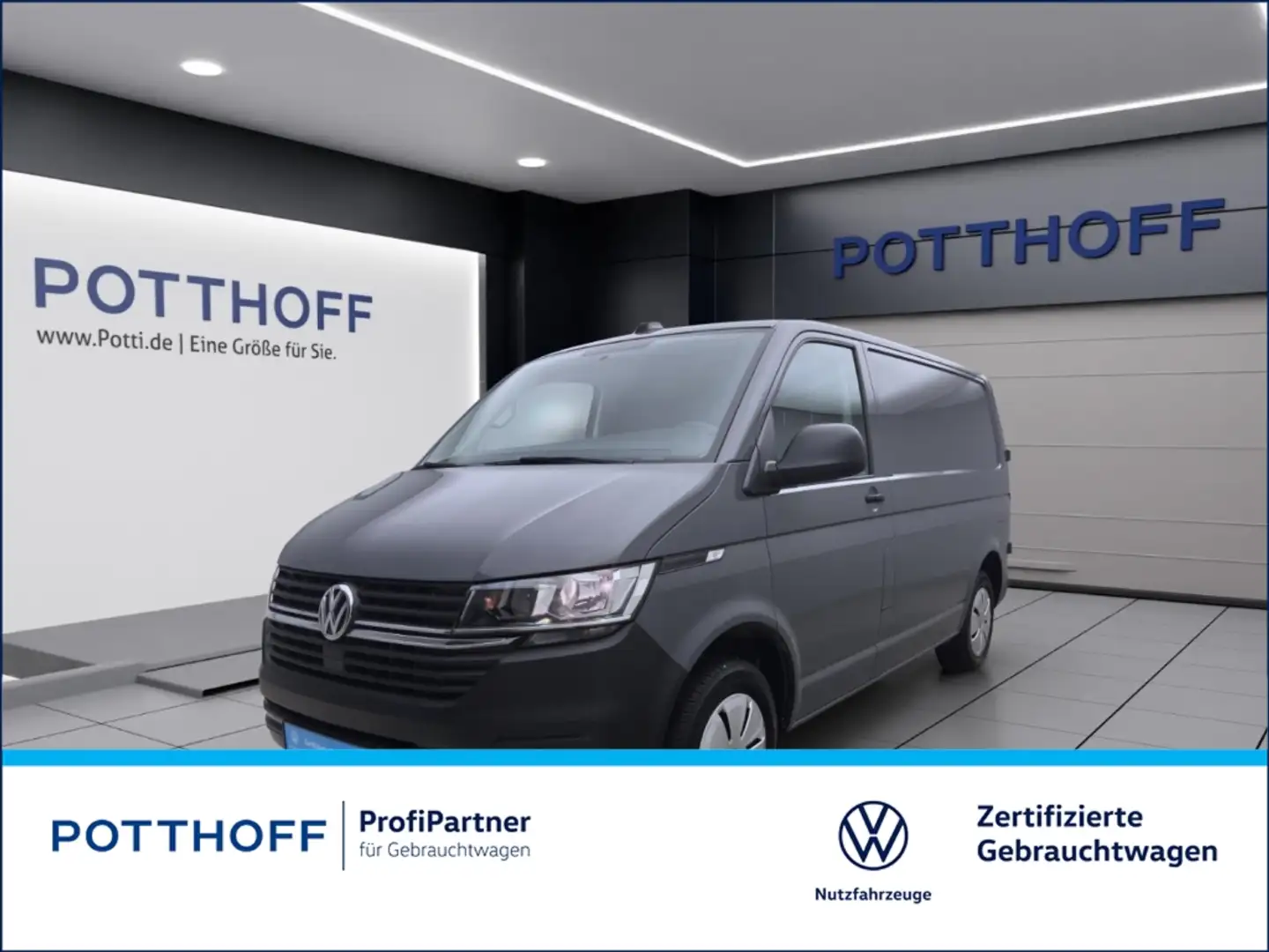 Volkswagen T6.1 Transporter Kasten 2.0 TDI ECO PROFI NAVI KAMERA AHK Grau - 1