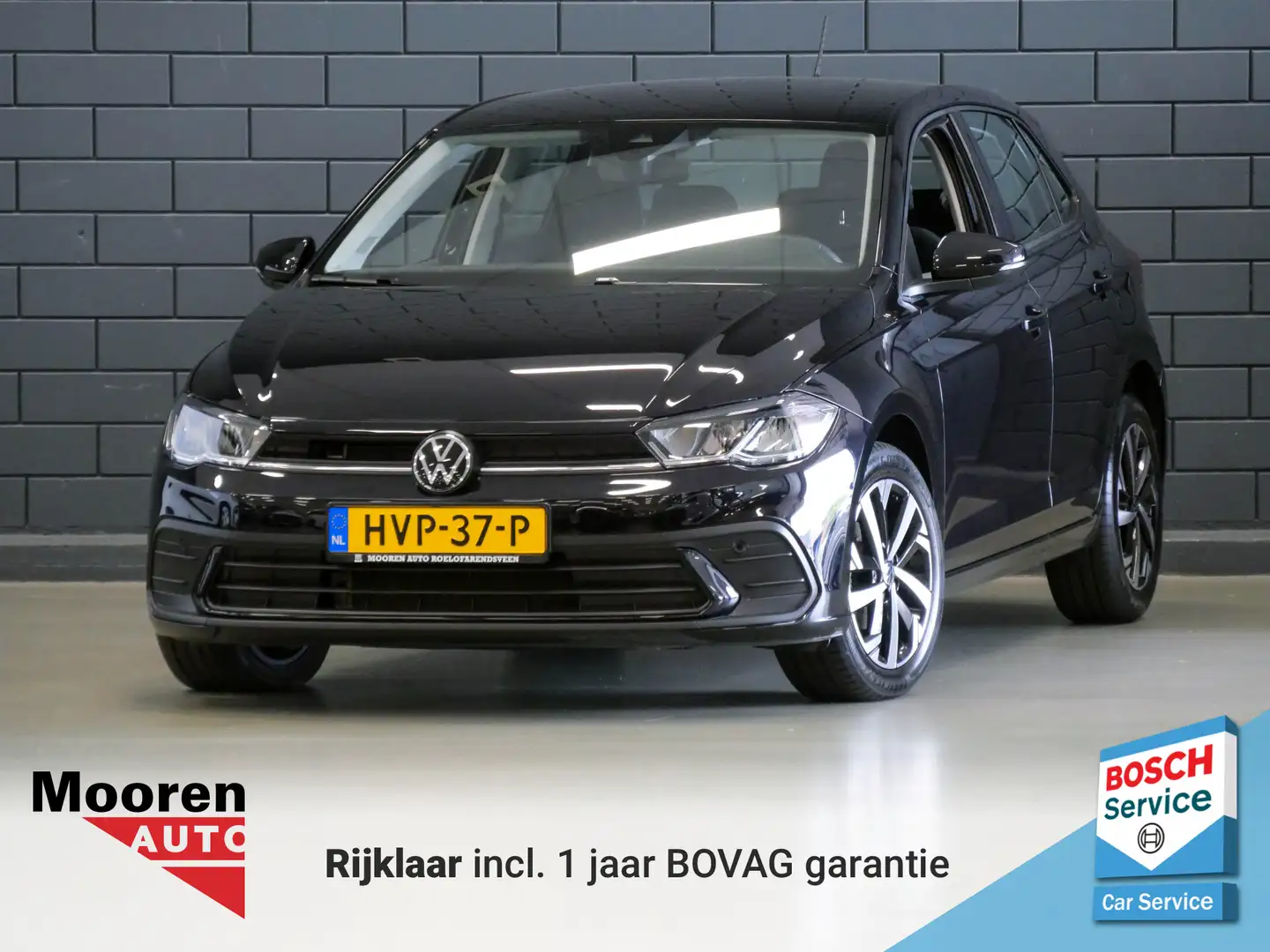Volkswagen Polo 1.0 TSI 95PK Automaat Life Business | NAVIGATIE | Zwart - 1