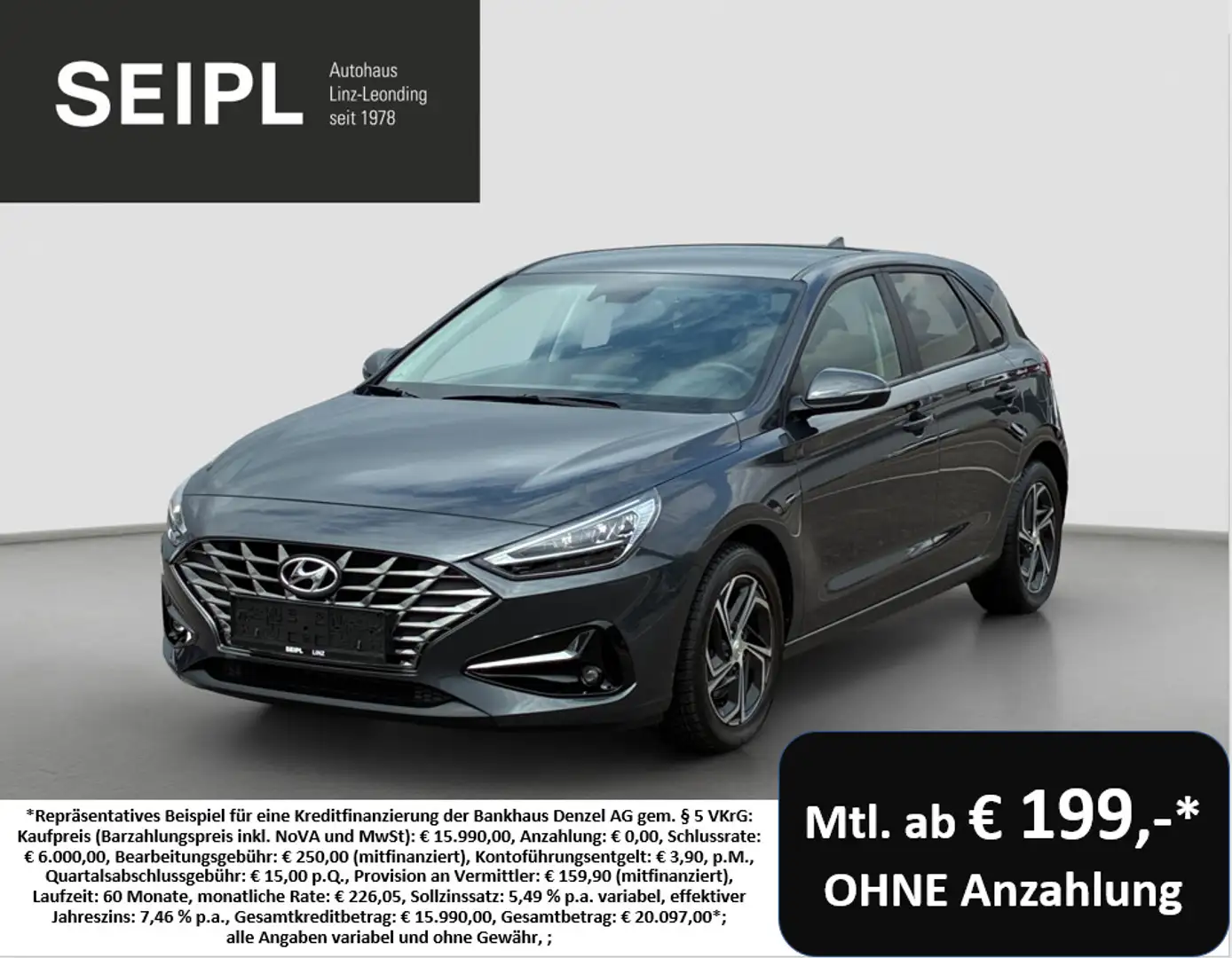 Hyundai i30 1,0 T-GDI Trend Line Grau - 1
