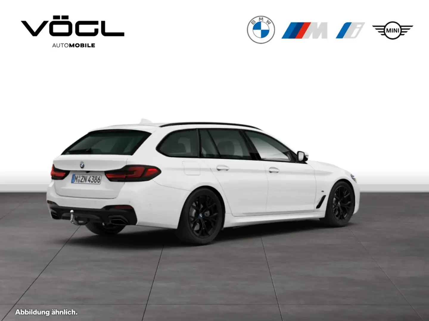 BMW 530 d xDrive Touring M Sport Innovationspaket Panorama Weiß - 2