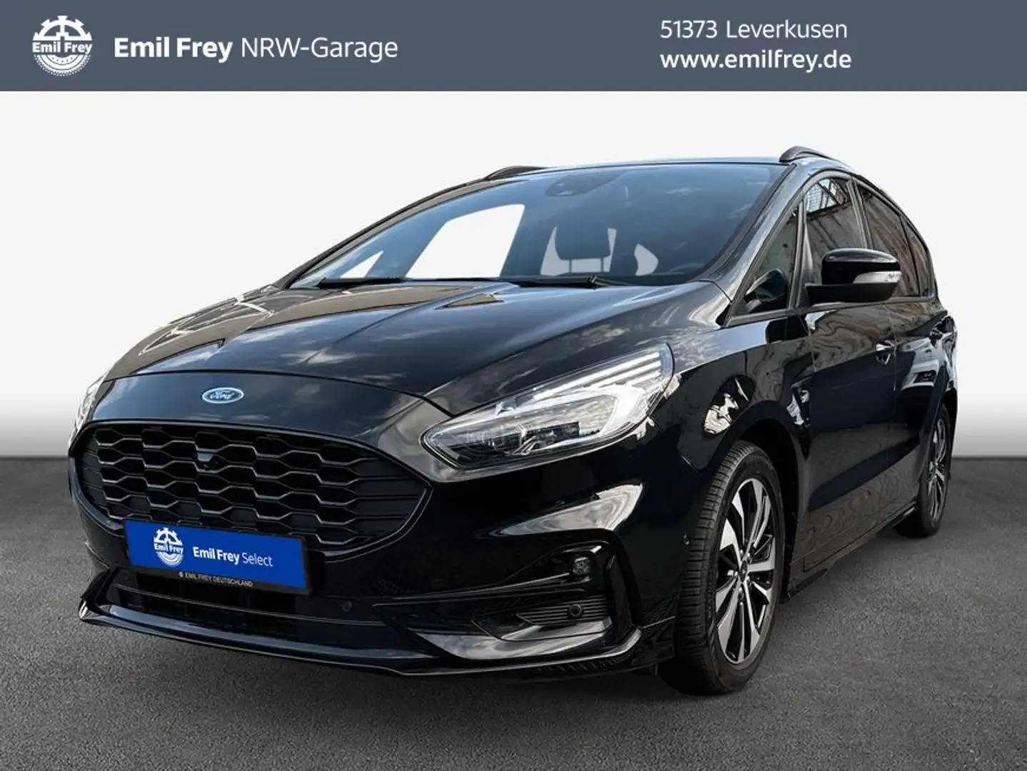 Ford S-Max 2.5 Duratec FHEV ST-LINE, ACC, Gjr Negru - 1