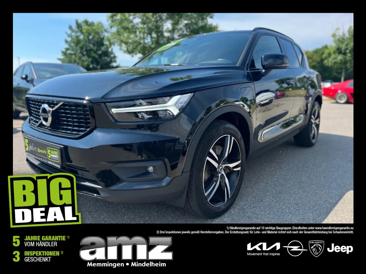 Volvo XC40 echarge T5 Twin *PLUG-IN HYBRID*TOP* Zwart - 1