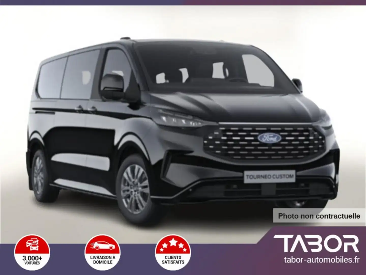Ford Tourneo Custom 2.0 TDCi 170 Aut Tit 320 L2 Чорний - 1