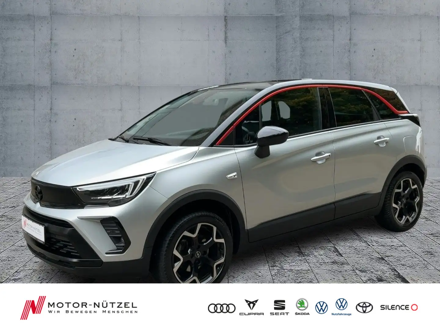 Opel Crossland 1.2 AUT. GS-LINE LED+NAVI+SHZ+TEMPOMAT Grau - 1