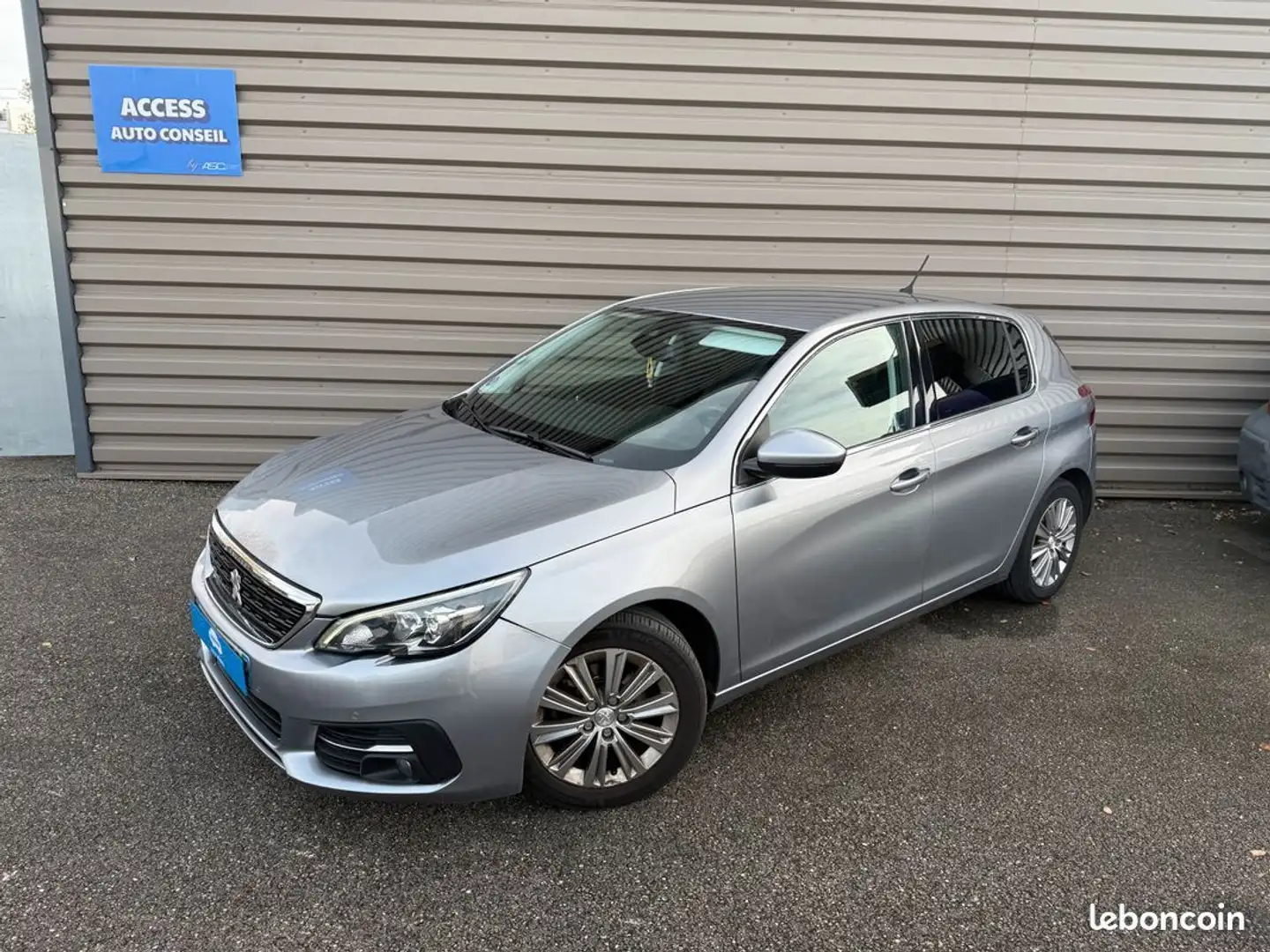 Peugeot 308 ALLURE COURROIE NEUVE, Fiabilisé, Boite Auto EAT6, 130 CV, GARANTIE Gris - 1
