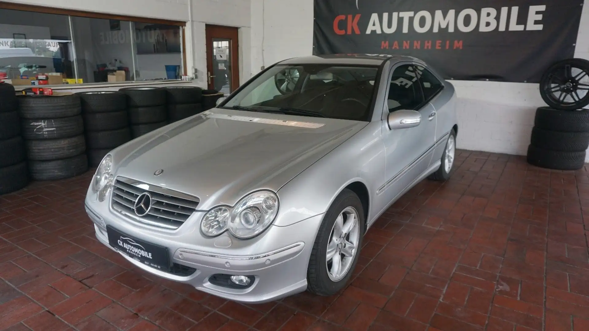 Mercedes-Benz C 180 Sportcoupe Kompr.SHZ KLIMA PDC AUTOMATIK! Silver - 2