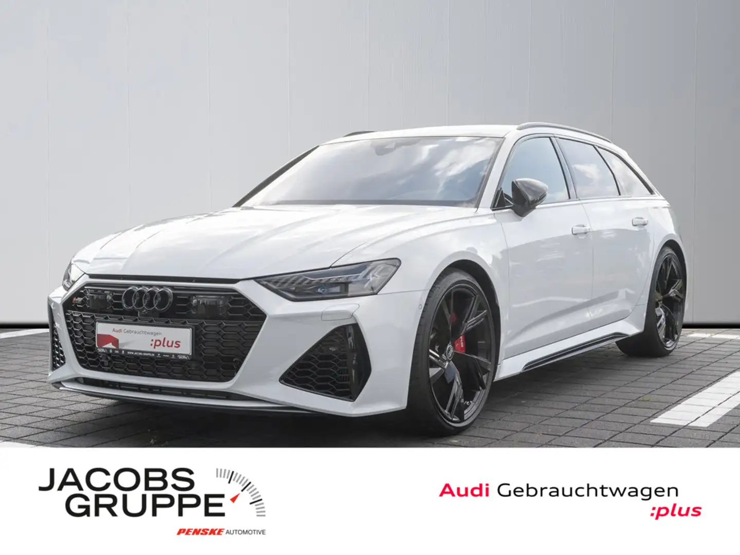 Audi RS6 Black+/B+O Advanced/RS-AGA/Pano/Laser/HuD/ACC/22Zoll/DRC Weiß - 1