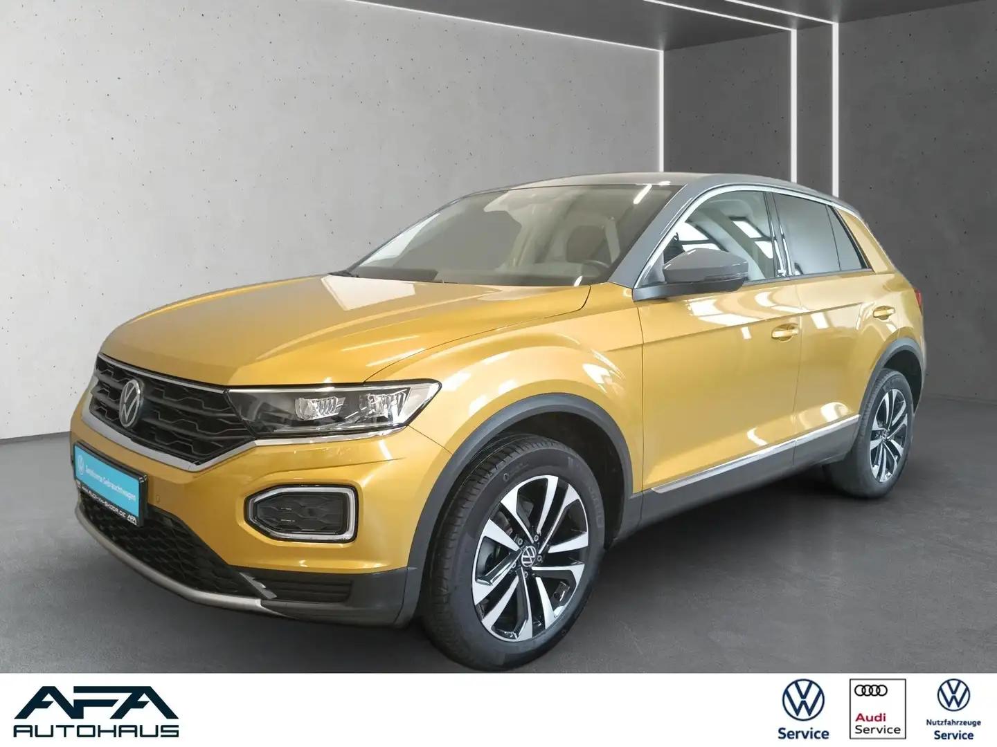 Volkswagen T-Roc 1.5 TSI United DSG LED*Navi*ACC*SHZ*17Zoll Gelb - 1