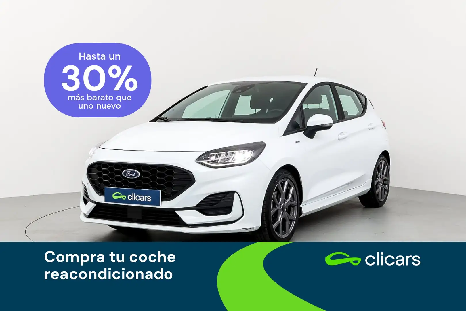 Ford Fiesta 1.0 EcoBoost MHEV ST Line 125 Blanco - 1