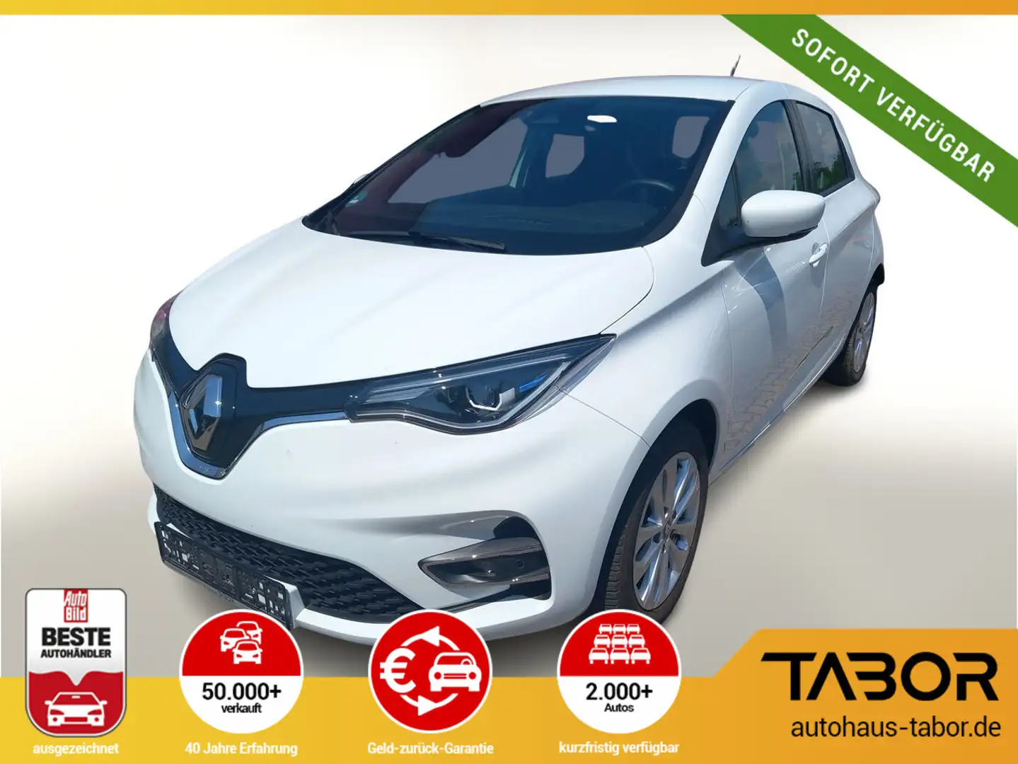 Renault ZOE ZE50 R135 Exp Kaufbatterie LED Kam PDC Weiß - 1