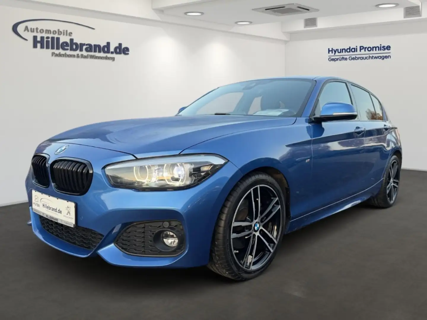 BMW 120 i Edition M Sport Shadow EU6d-T Sportpaket Navi Le Bleu - 1