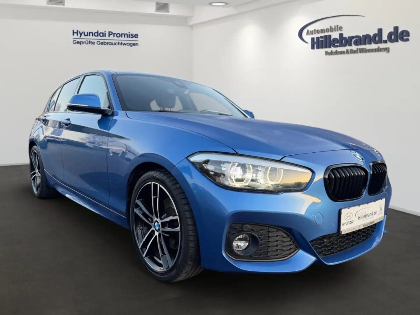 BMW 120 i Edition M Sport Shadow EU6d-T Sportpaket Navi Le Bleu - 2