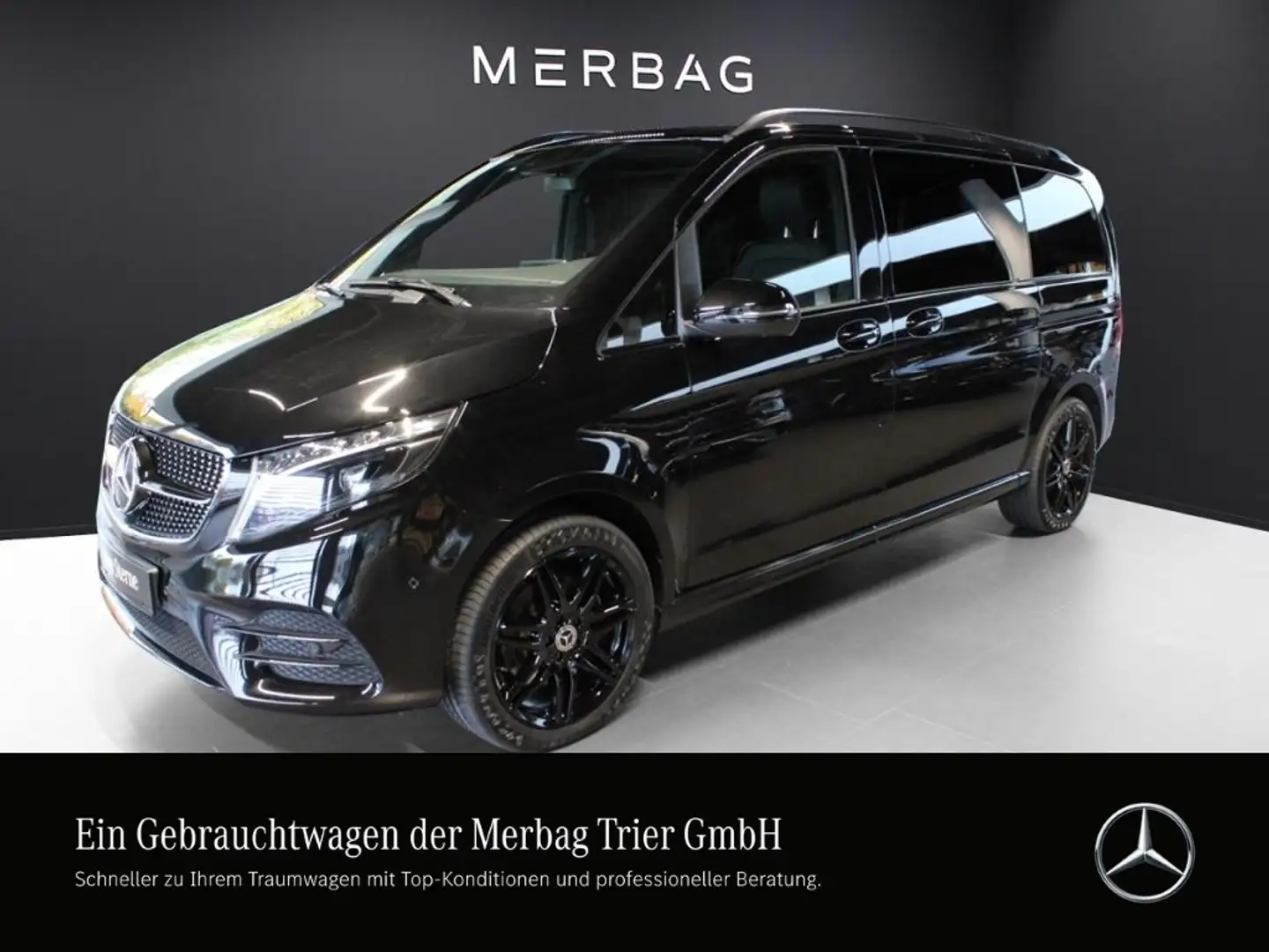 Mercedes-Benz V 300 d 4M *Kompakt AMG Night AIR 360 Dist Sthzg Schwarz - 1