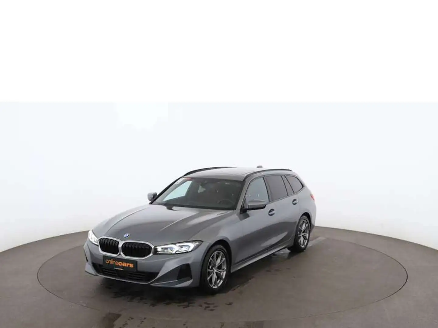 BMW 318 d Touring Aut LED SKY STANDHZ RADAR LEDER NAVI Grau - 1