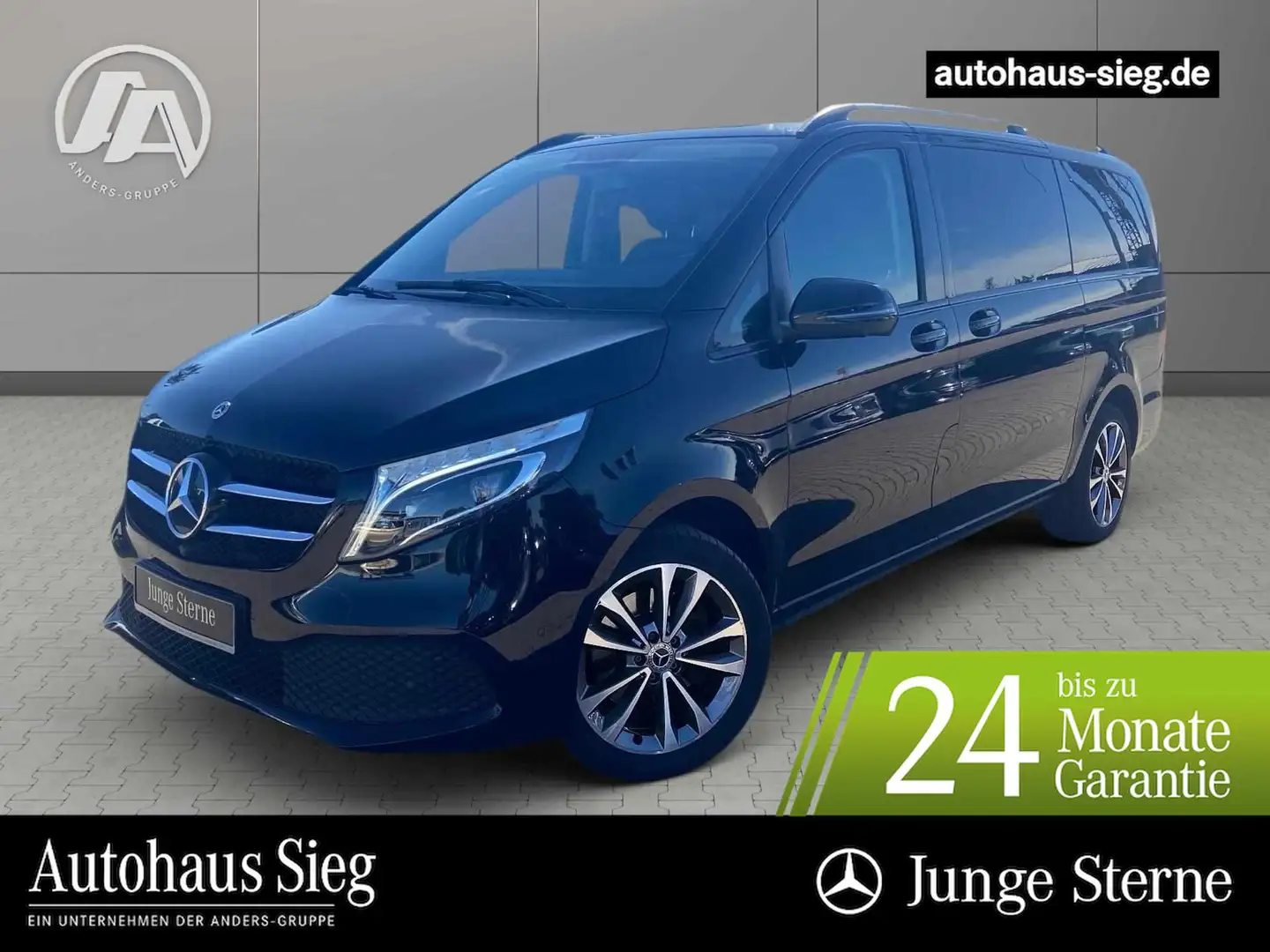 Mercedes-Benz V 250 4M Burmester*AHK*Night*Distro*LED*Standhzg Schwarz - 1
