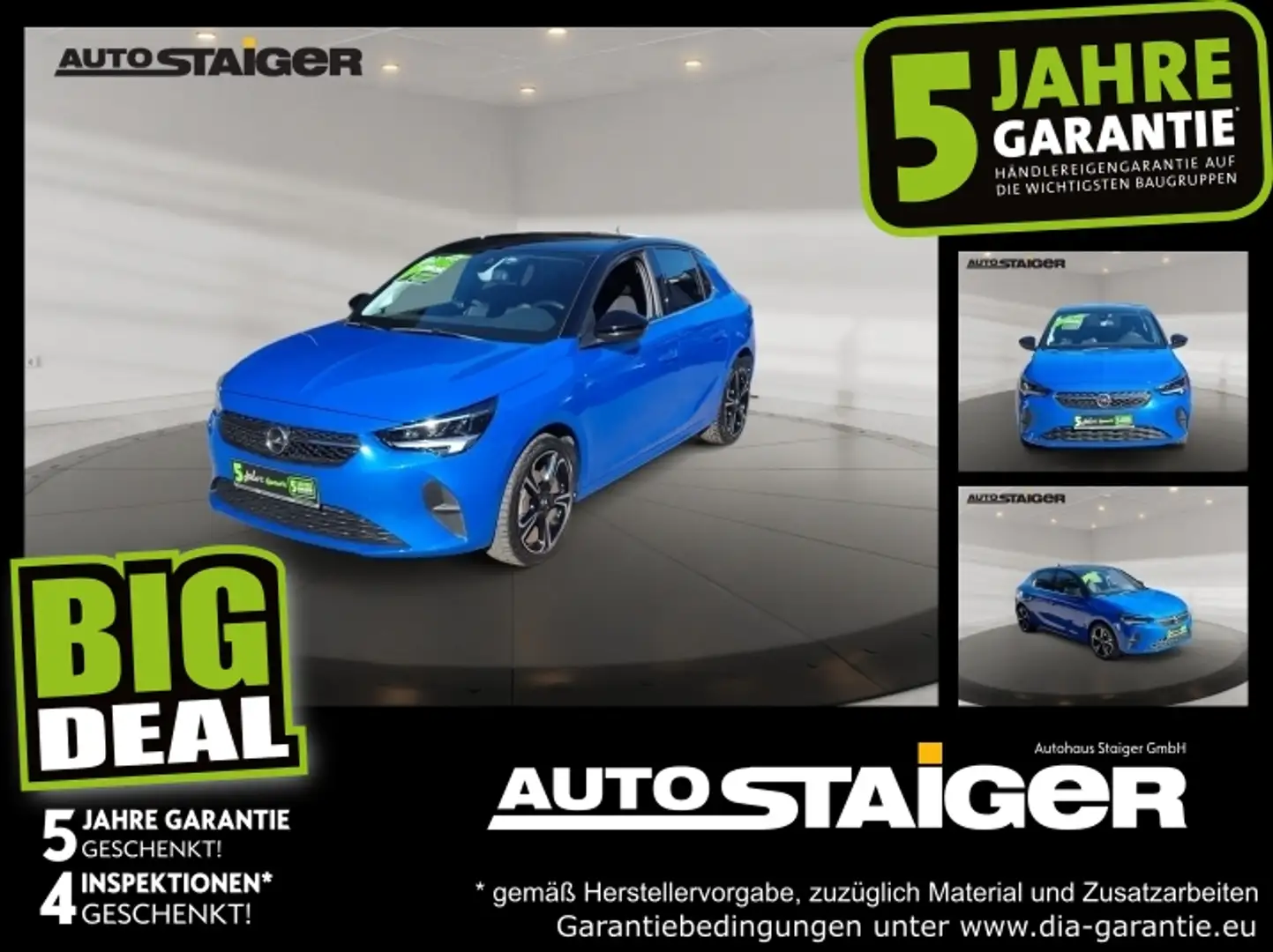 Opel Corsa F 1.2 Allwetter*Winterpaket*Parksens Blauw - 1