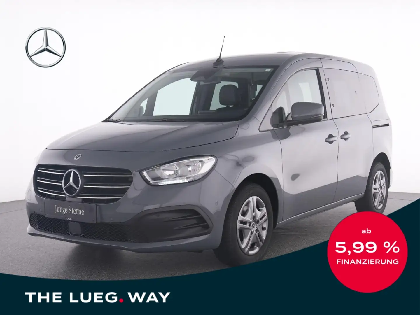 Mercedes-Benz T-Class T 180 d STYLE Standard Style+MBUX+SHZ+RFK+SpurA+ Grau - 1