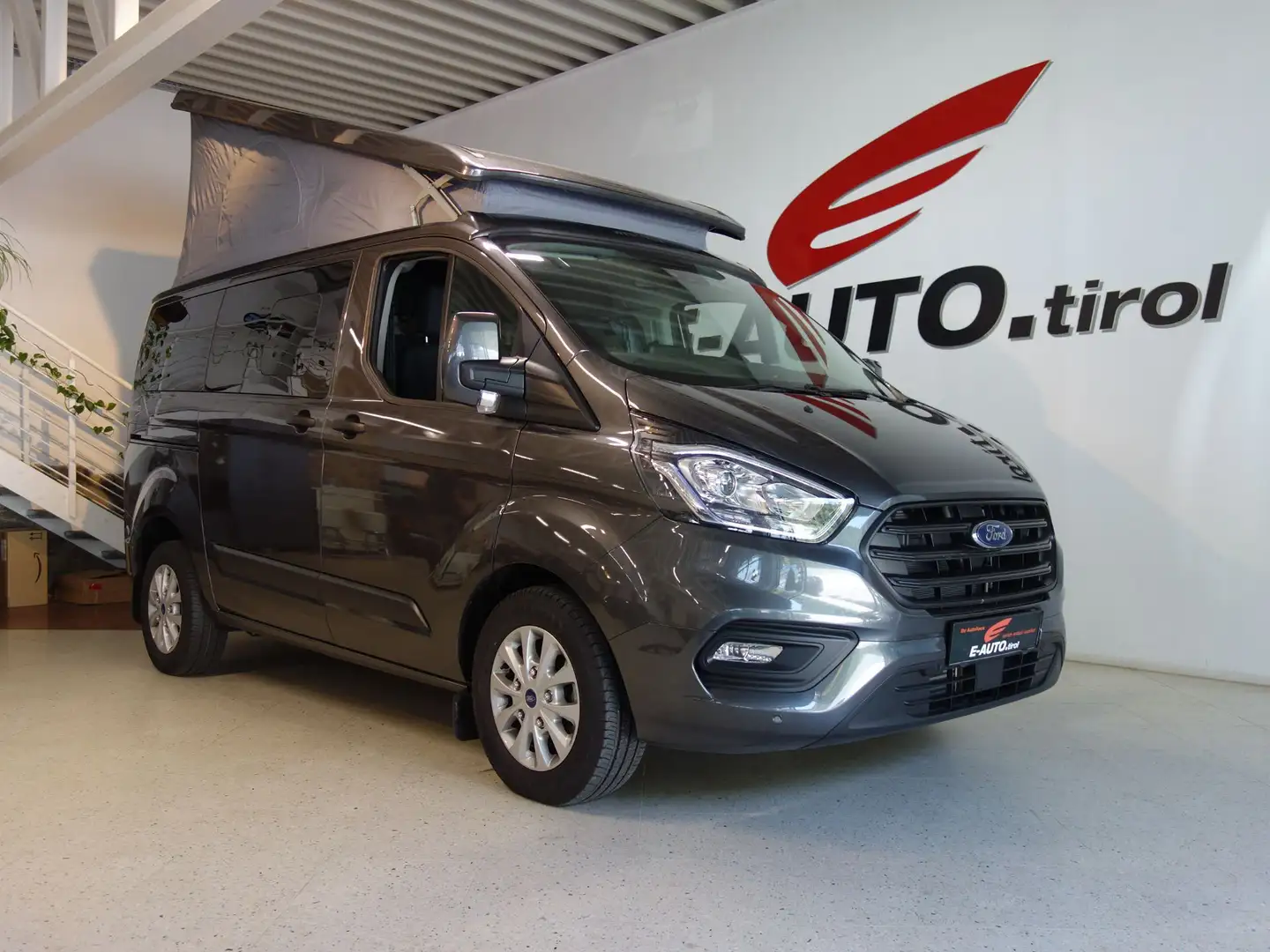 Ford Transit Custom NUGGET TDCi Aut. *MWST *SCHLAFDACH *CAMPER *TGZL Grau - 1