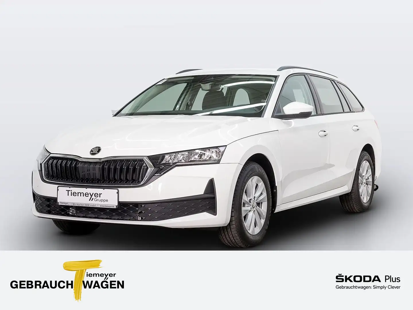 Skoda Octavia Combi 1.5 TSI DSG ESSENCE LM16 LED PDC S Wit - 1