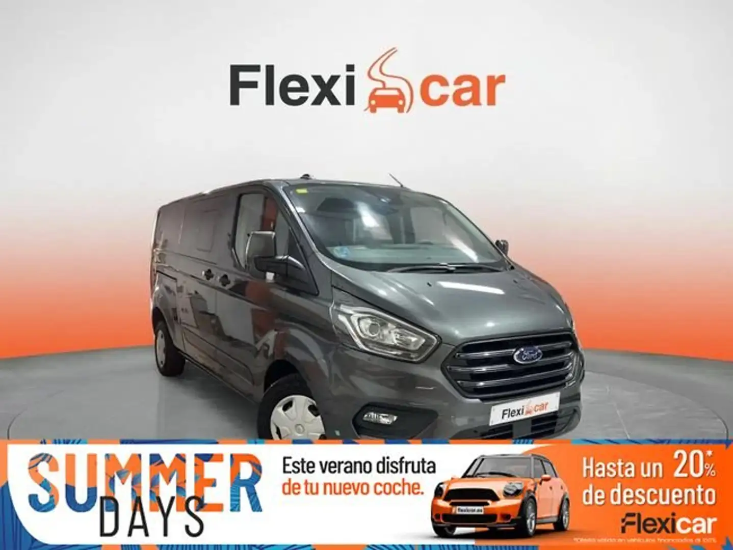 Ford Transit Custom 2.0 TDCI 320 L1 Nugget Limited Gris - 1