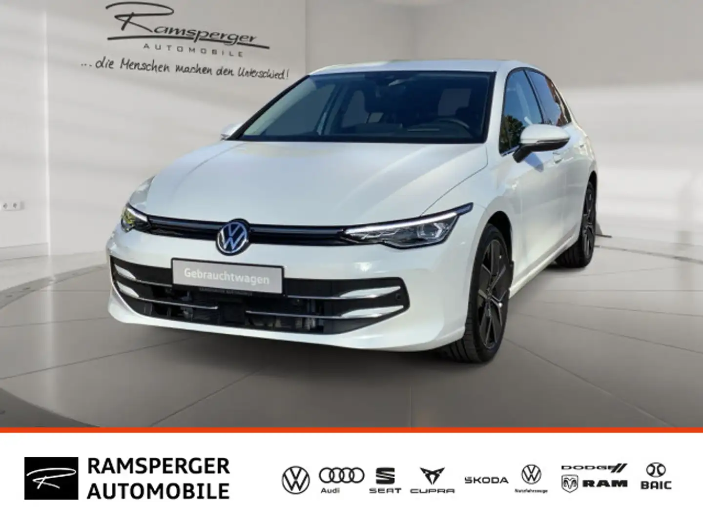 Volkswagen Golf VIII 1.5 TSI Style AHK ACC LED Navi Kamera Weiß - 1