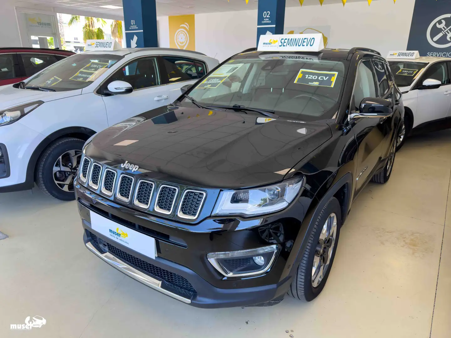 Jeep Compass 1.6 Mjt Limited 4x2 Negro - 1