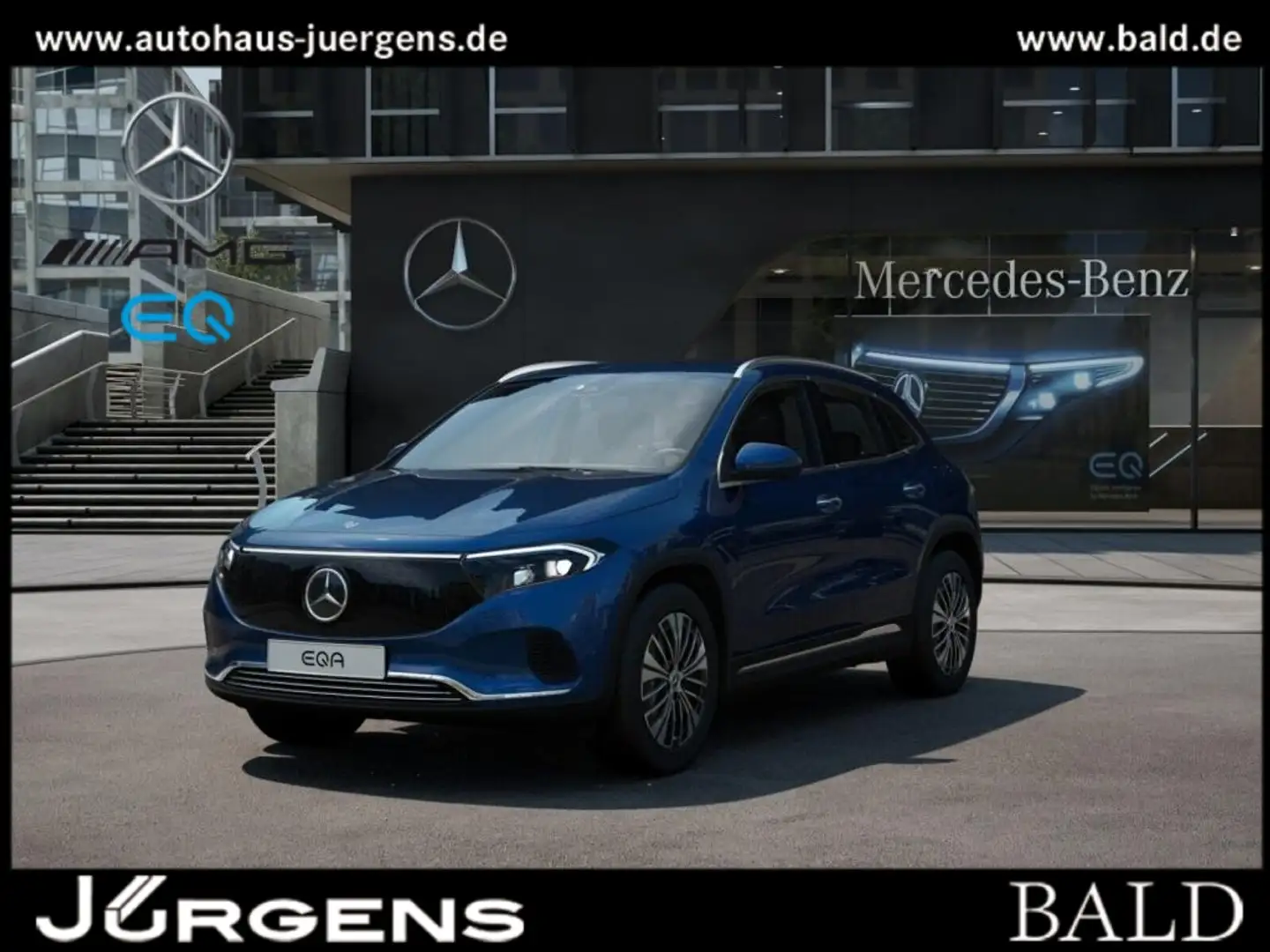 Mercedes-Benz EQA 300 4M Progressive/LED/Kamera/Ambi/Totw/Shz Blau - 1