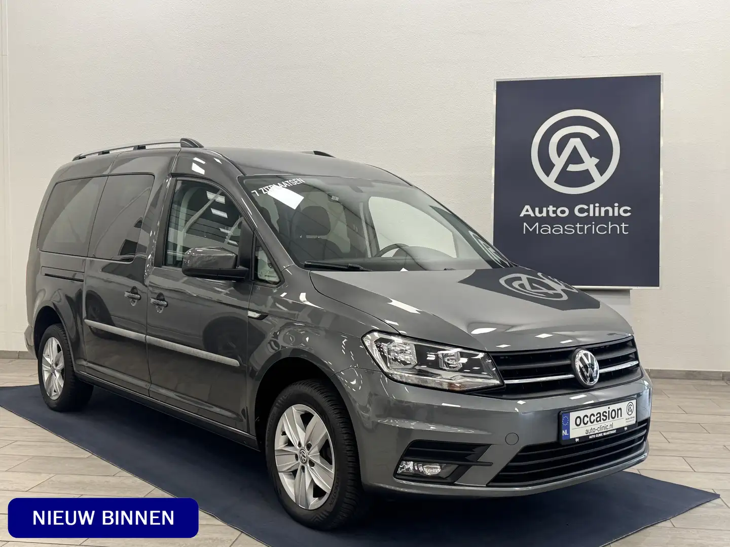 Volkswagen Caddy Maxi 1.4 TSI 7-PERSOONS | NAVI | PDC | CRUISE | Grijs - 1