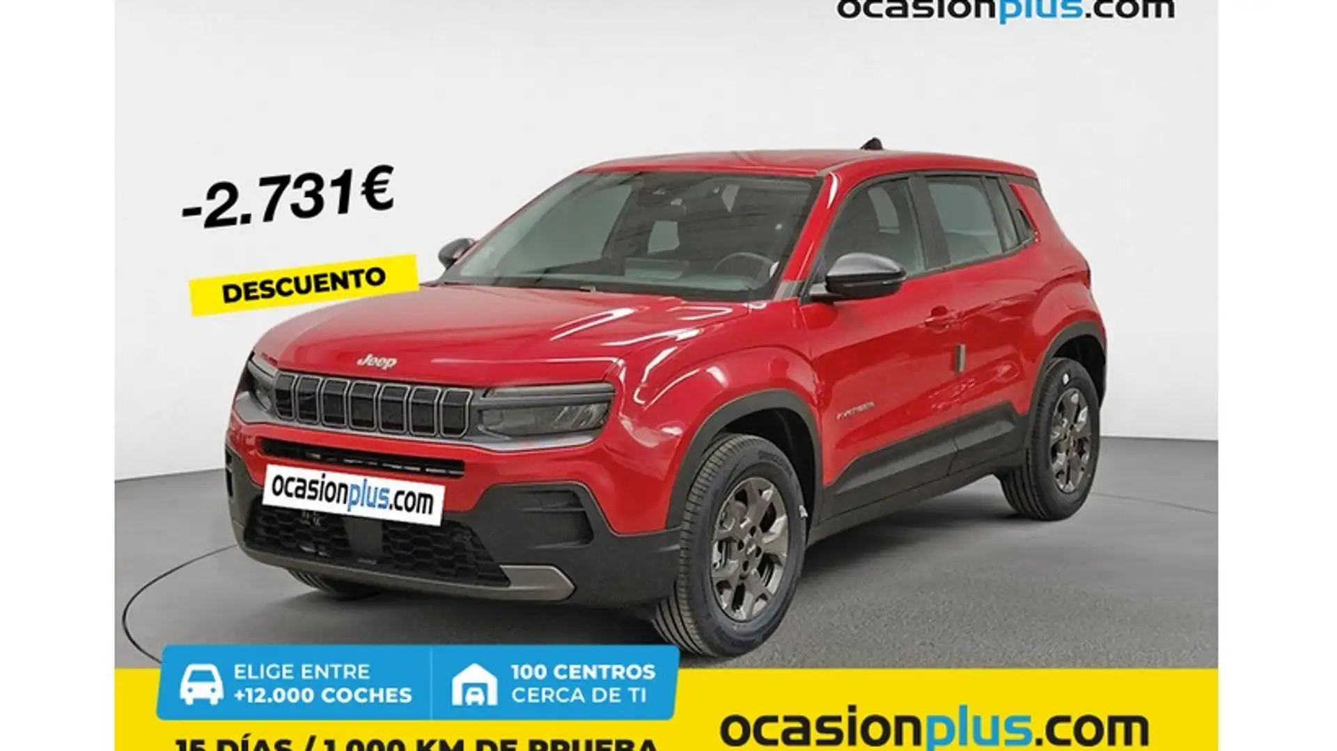 Jeep Avenger 1.2 Longitude 100 Rojo - 1