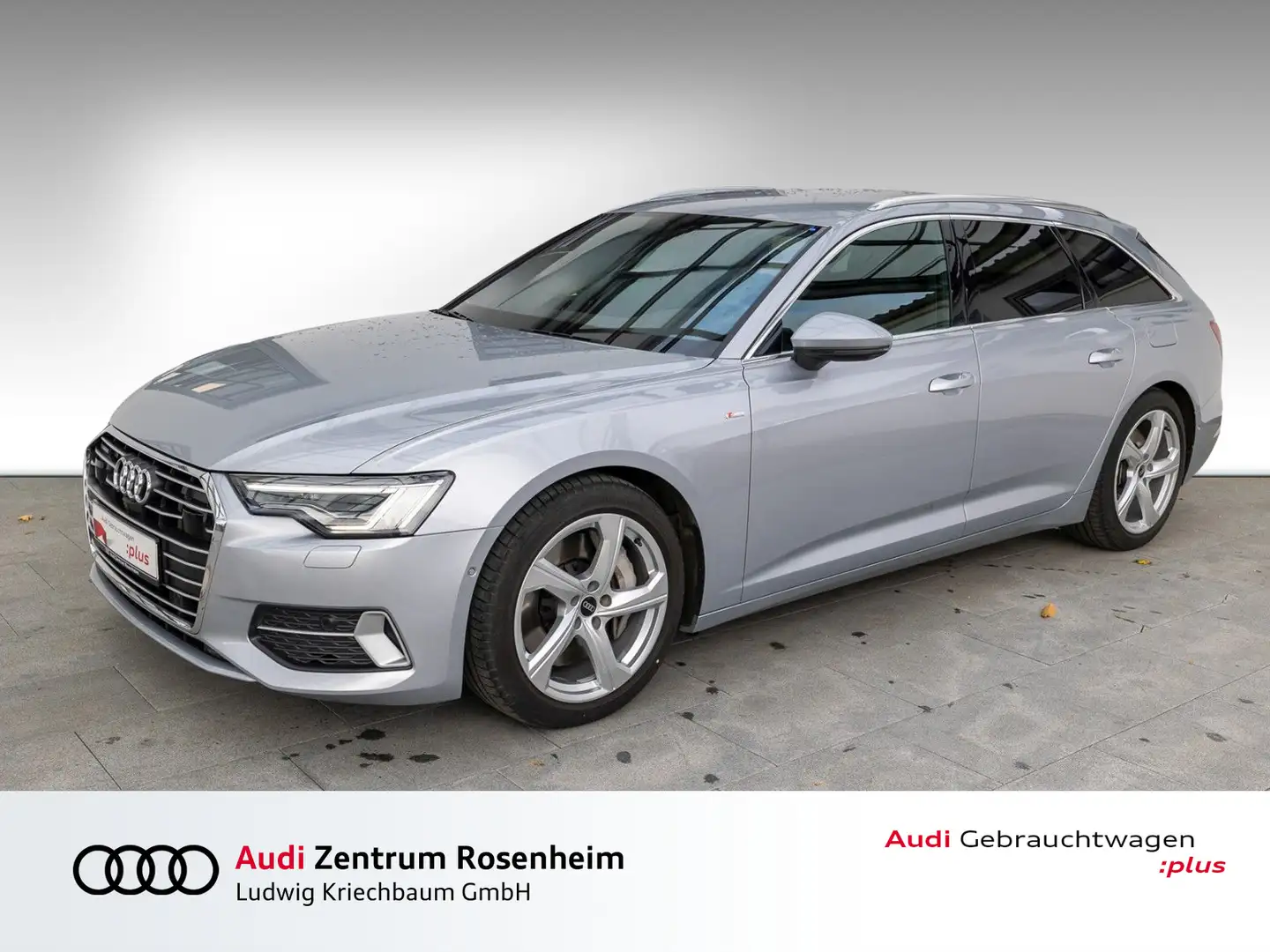 Audi A6 Avant S line 50 TFSI e quattro sport S tr.(,AHK Argent - 1