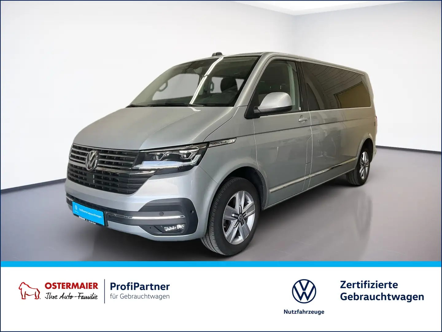 Volkswagen T6.1 Caravelle LR LANG 2.0TDI 204PS DSG LED.9SITZE.NAVI.KAMERA Silber - 1