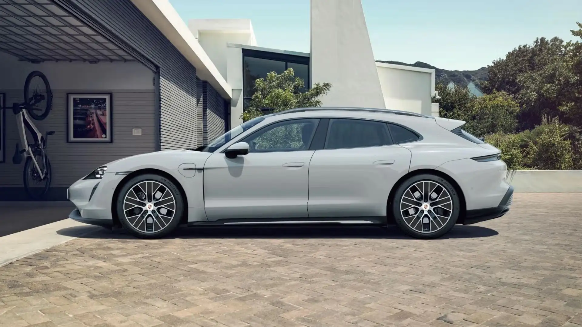 Porsche Taycan Sport Turismo Gris - 2