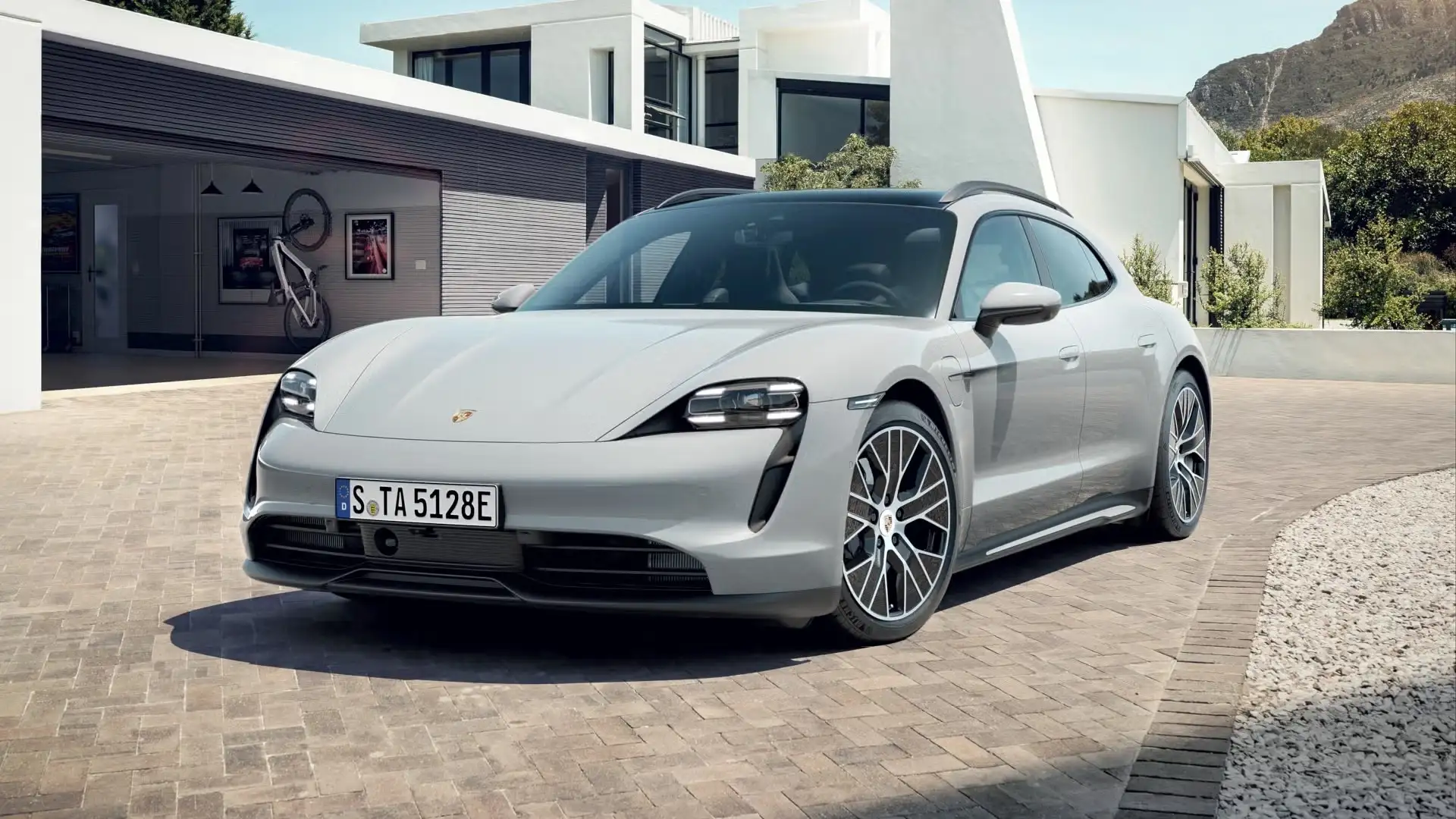 Porsche Taycan Sport Turismo Gris - 1