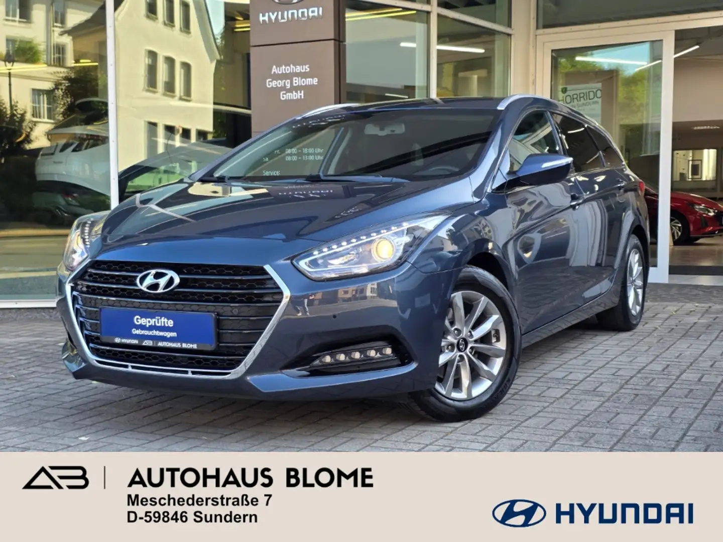 Hyundai i40 cW 1.6 GDI Trend, Winterräder, Navi, Kamera, PDC, Szary - 1
