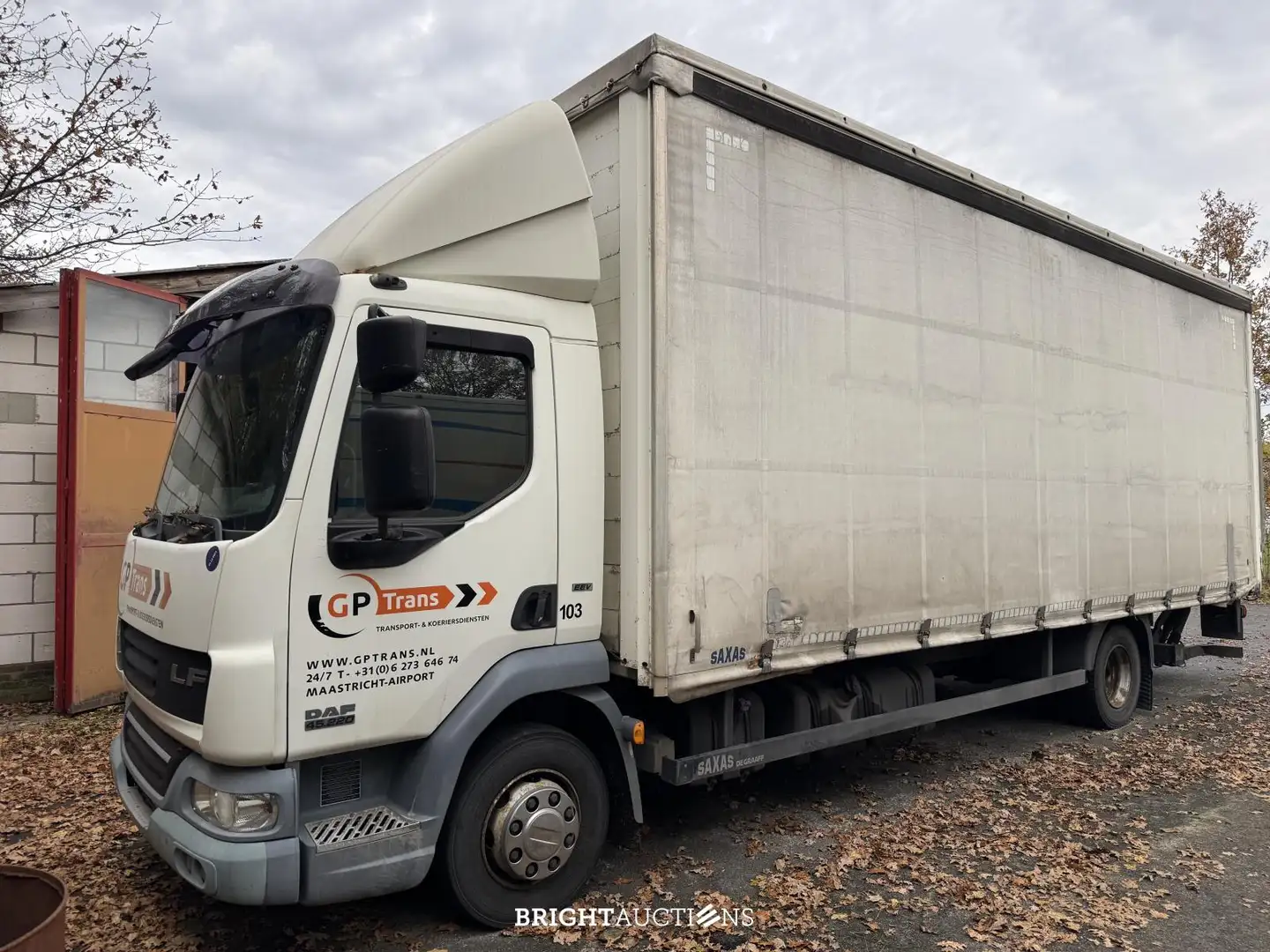 Oldtimer Daf Vrachtauto FA LF45 Weiß - 1